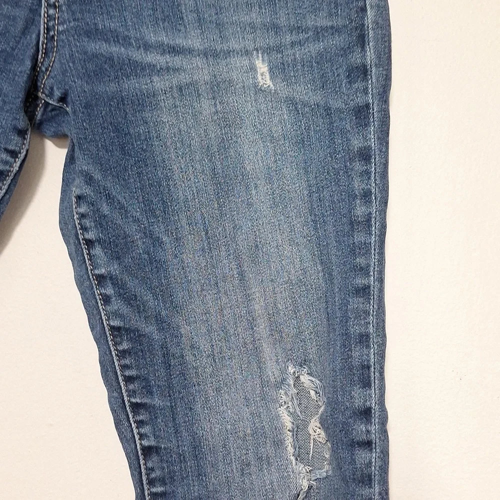 Kut from the Kloth Blue Skinny Jeans Distressed